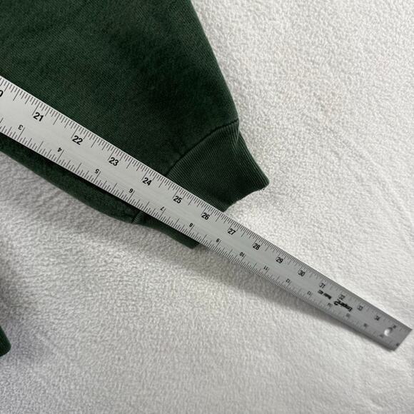 Vintage Wayne State Sweatshirt Men's Large Green Heavyweight Spellout Warriors - Picture 6 of 10